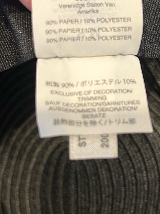 Madewell Packable Mesa Straw Hat Black - Picture 10 of 10